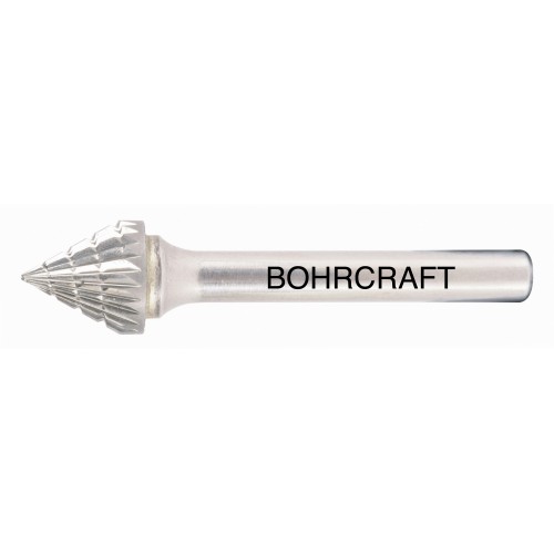 Bohrcraft Fresa rotativa MD forma J cónica 60° // 10,0 mm