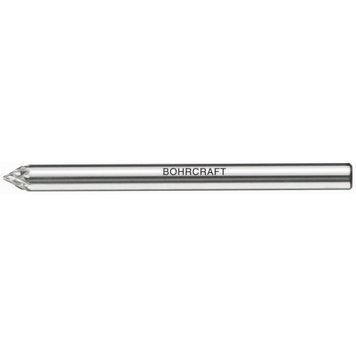 Bohrcraft Fresa rotativa MD forma J cónica 60° // 3,0 mm mango 3mm