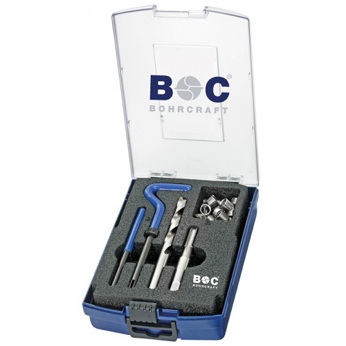 Bohrcraft Kit reparador de roscas 19-uds. en caja ABS // GR-MF10 x 1,00