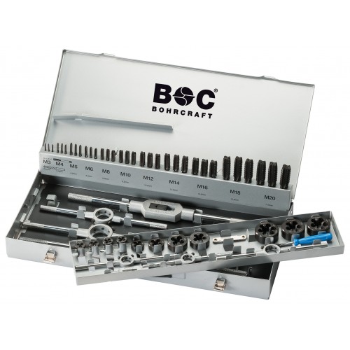 Bohrcraft Estuche roscado INOX GWE20 P-PLUS // M3-M20 / 54-uds.