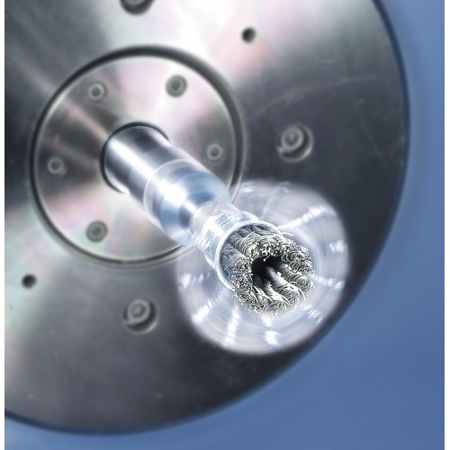 Lessmann Brocha con espiga alambre inox. trenzado 454398