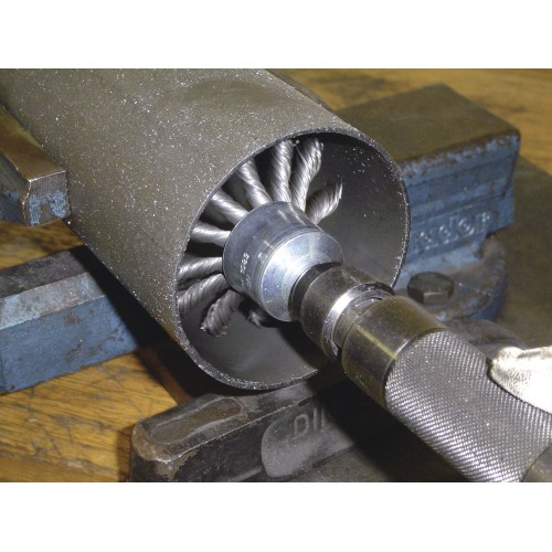 Lessmann Brocha con espiga alambre inox. trenzado 454398