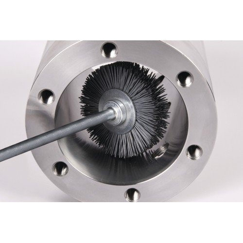 Lessmann Cepillo circular con espiga alambre acero ondulado 413142