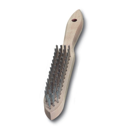 Lessmann Cepillo de mano mango de madera alambre inox. 103741