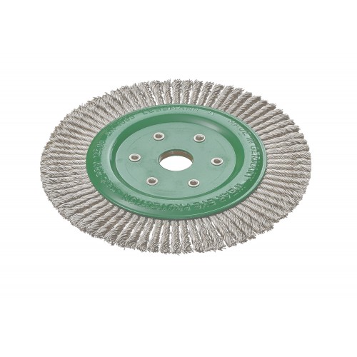 Lessmann Cepillo circular &quot;Pipeline&quot; alambre inox. trenzado 47580148