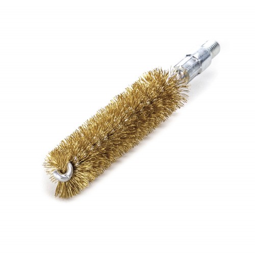 Lessmann Cepillo limpiatubos alambre latón con casquillo roscado 500710