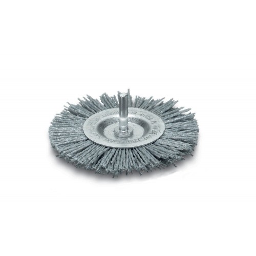 Lessmann Cepillo circular con espiga fibra carburo ondulada 410158