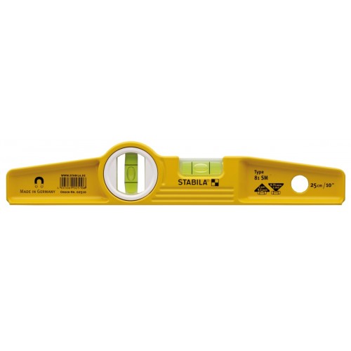 Stabila Nivel de burbuja modelo 81 SM Torpedo, 25 cm