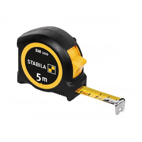 Stabila Flexómetro BM 100, 5 m, escala métrica