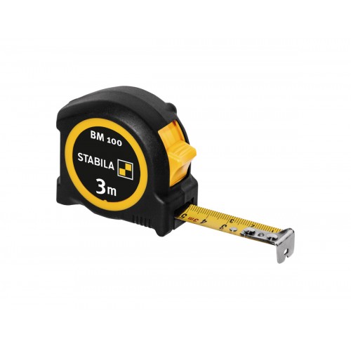 Stabila Flexómetro BM 100, 3 m, escala métrica