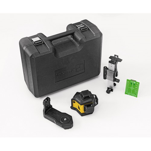 Stabila Láser multi-línea LAX 600 G, sistema de 12 V, set de 5 piezas, sin batería ni cargador