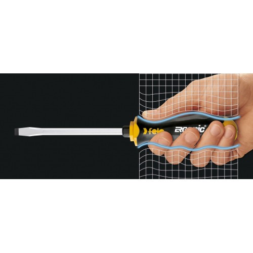 Felo Destornillador varilla pasante ERGONIC punta plana