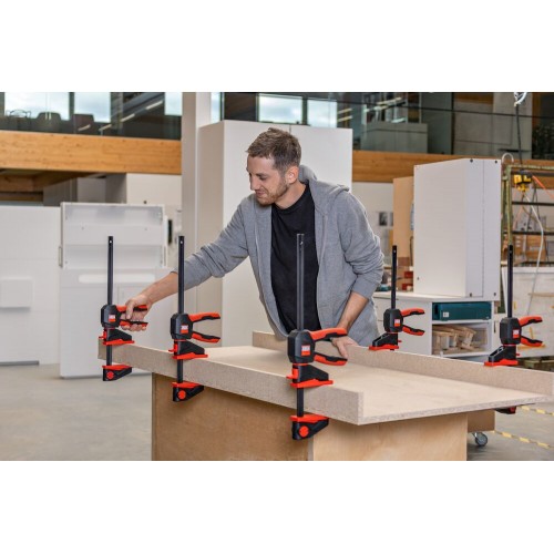 Bessey Tornillo de apriete monomanual con mango giratorio 360°