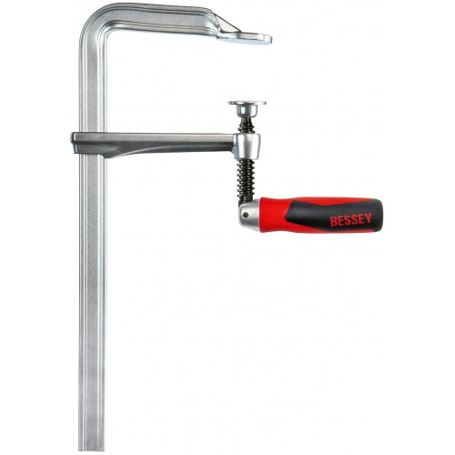 Bessey Tornillo de apriete de acero forjado con mango articulado GZ-KG 250 mm