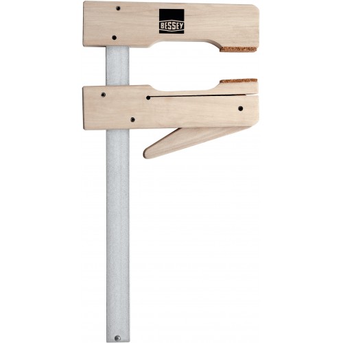 Bessey Tornillo de apriete con mordazas de madera HKL