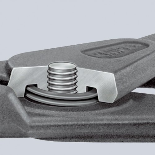 Knipex Alicate de precisión para arandelas exteriores - rectos 140 mm