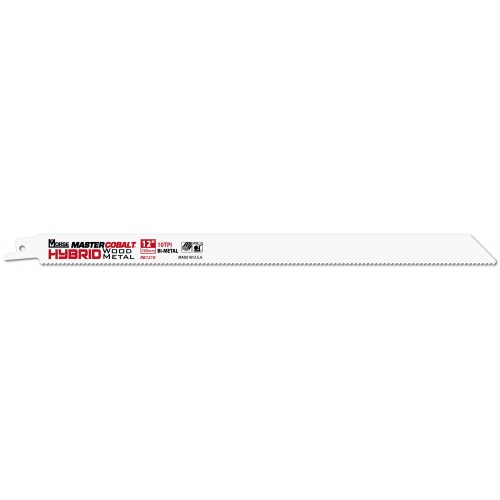 Morse Sierras de sable para metal MASTER COBALT Hybrid 12" 035 10T 5PK