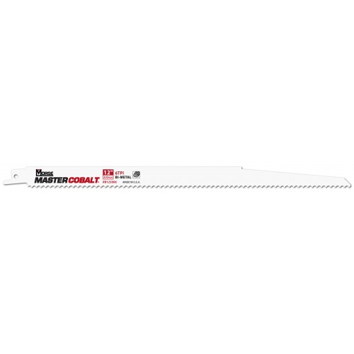 Morse Sierras de sable para madera MASTER COBALT 12" 050 6T 5PK