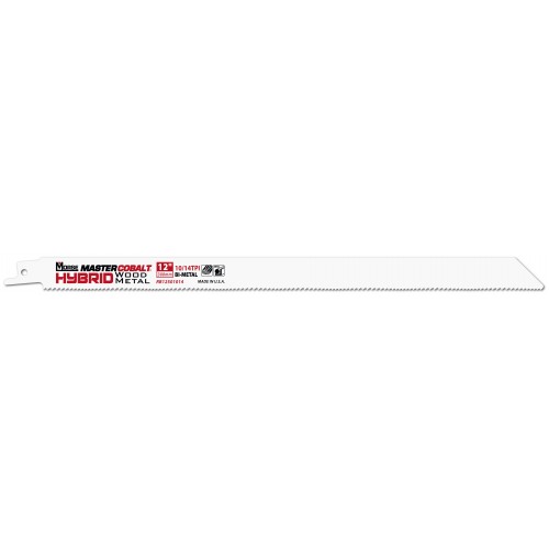 Morse Sierras de sable para metal MASTER COBALT Hybrid 12"050 10/14 5PK