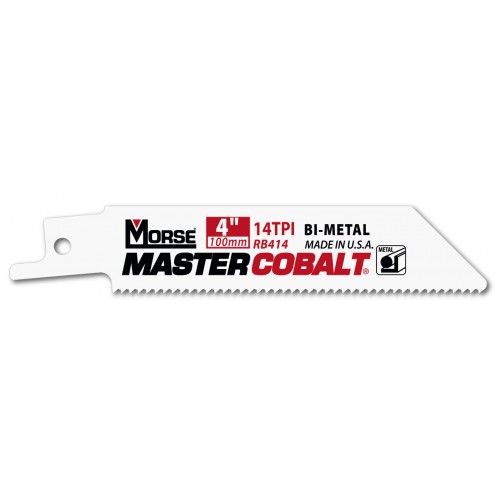 Morse Sierras de sable para metal MASTER COBALT 4&quot; 035 14T 5PK