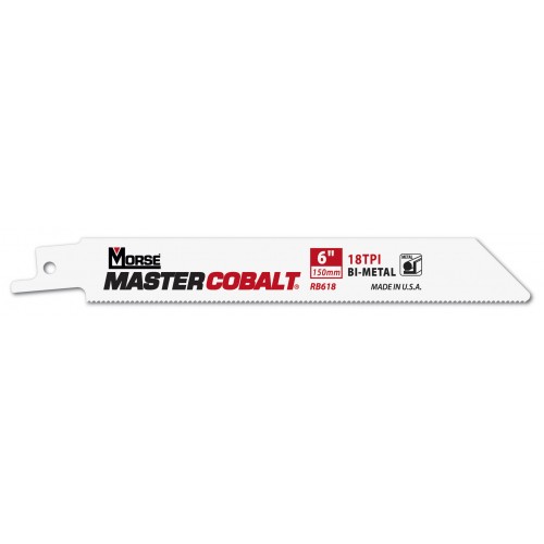 Morse Sierras de sable para metal MASTER COBALT 6" 035 18T 5PK