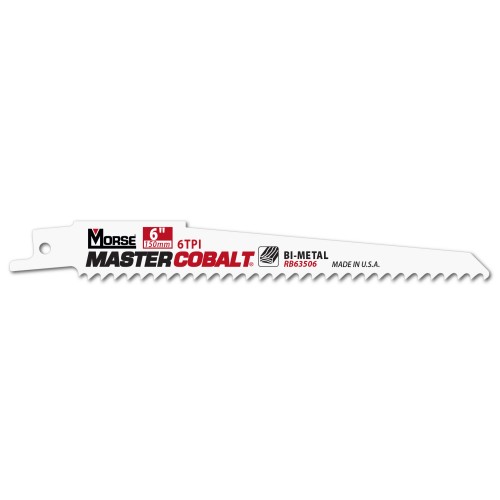 Morse Sierras de sable para madera MASTER COBALT 6" 035 6T 5PK
