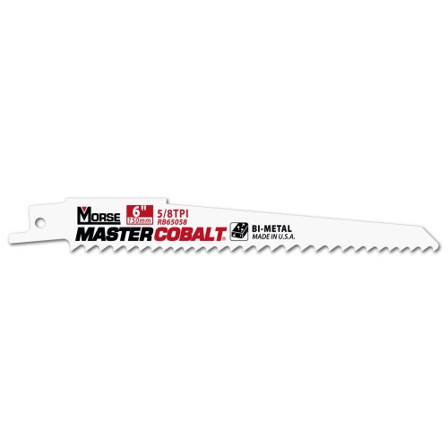 Morse Sierras de sable para madera MASTER COBALT 6" 050 5/8T 5PK