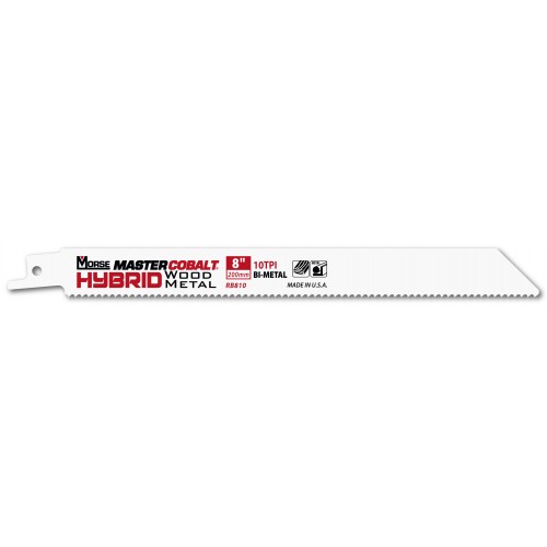 Morse Sierras de sable para metal MASTER COBALT Hybrid 8" 035 10T 5PK