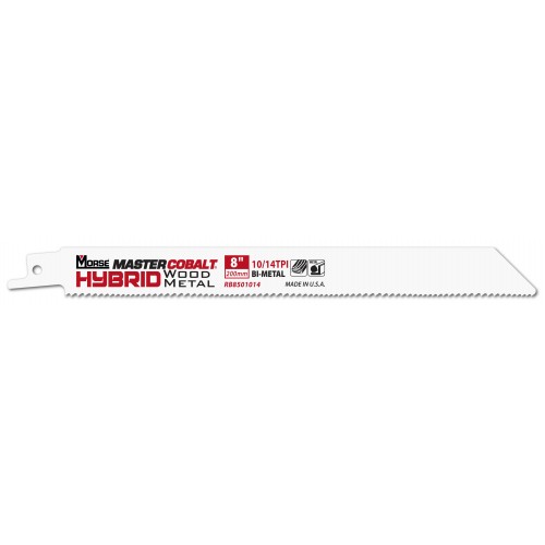 Morse Sierras de sable para metal MASTER COBALT Hybrid 8" 050 10/14 5PK