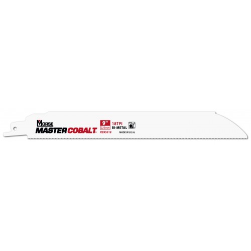 Morse Sierras de sable para metal MASTER COBALT 9" 050 18T 5PK