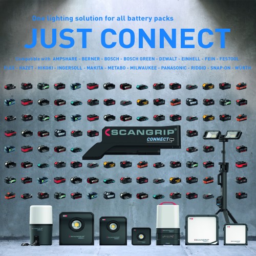Focos LED CONNECT - multibatería