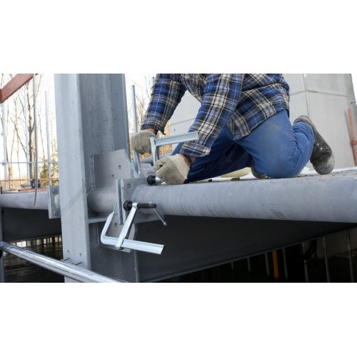 Bessey Tornillo de apriete de acero forjado de alta potencia SLM 200 mm