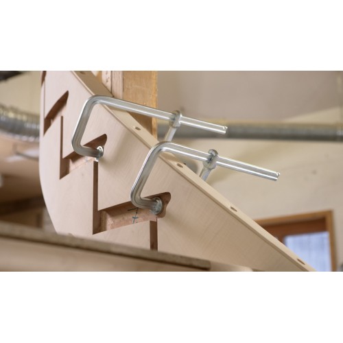 Bessey Tornillo de apriete de acero forjado en U SGU30-14-10