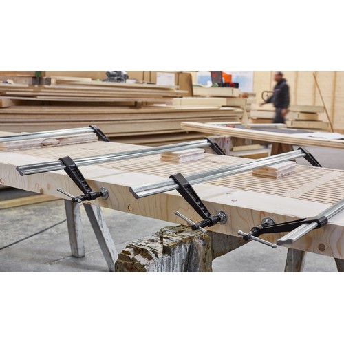 Bessey Tornillo de apriete con mordazas de fundición TGK-K 500 mm