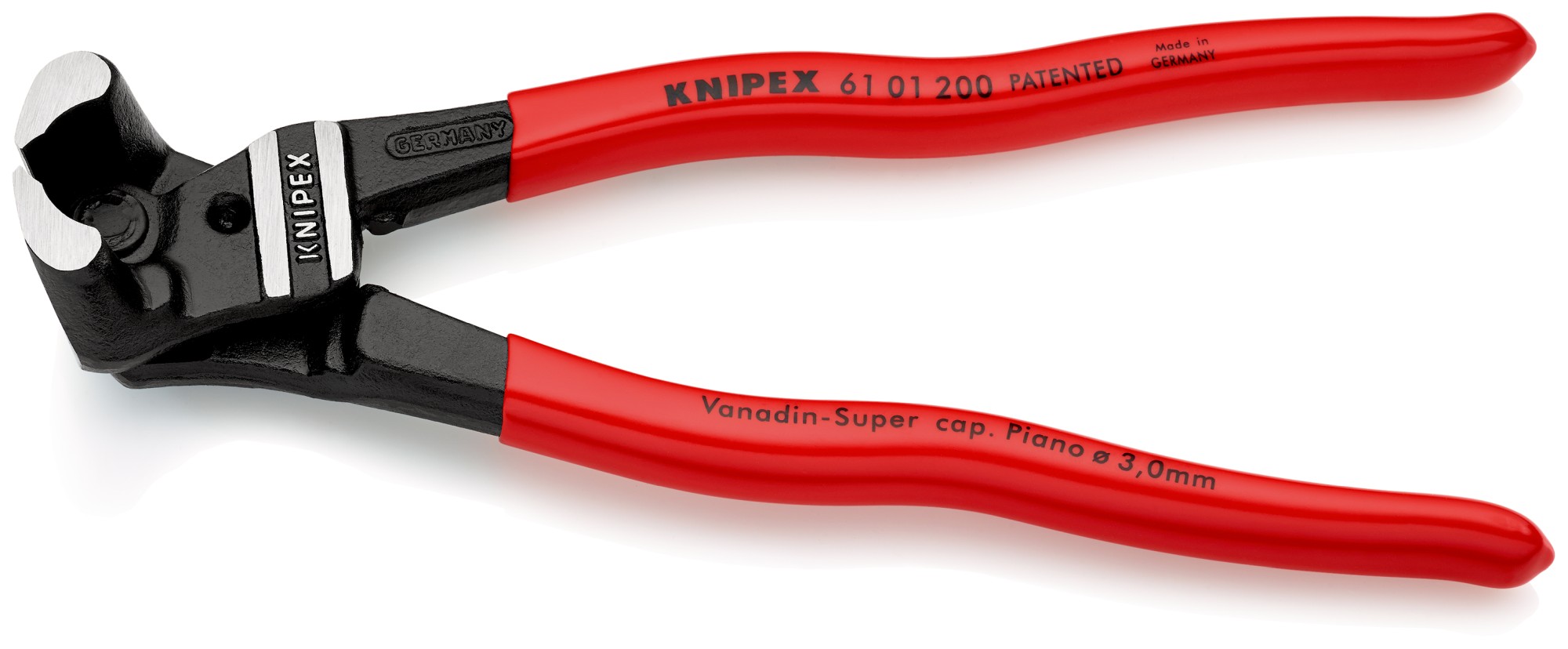 Knipex Alicate de corte frontal con efecto palanca 200 mm