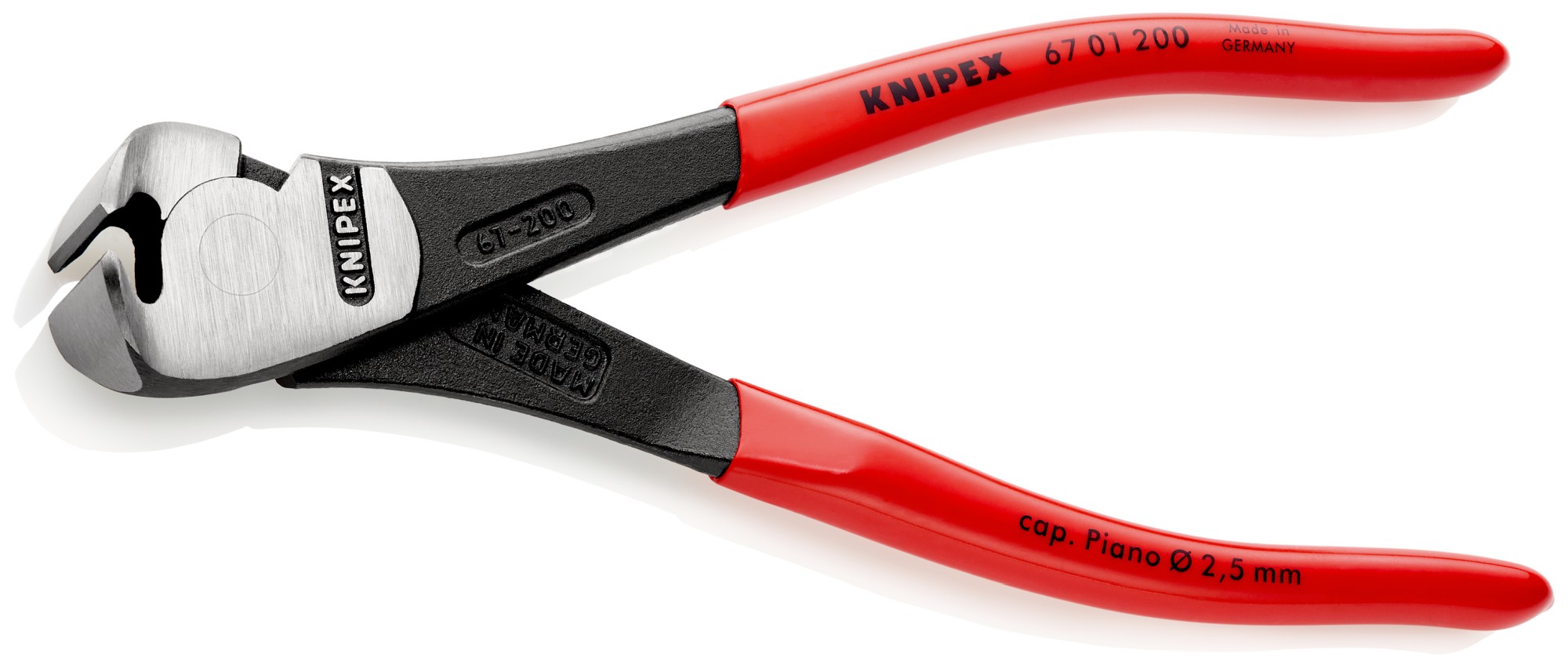 Knipex Alicate de corte frontal de fuerza 200 mm
