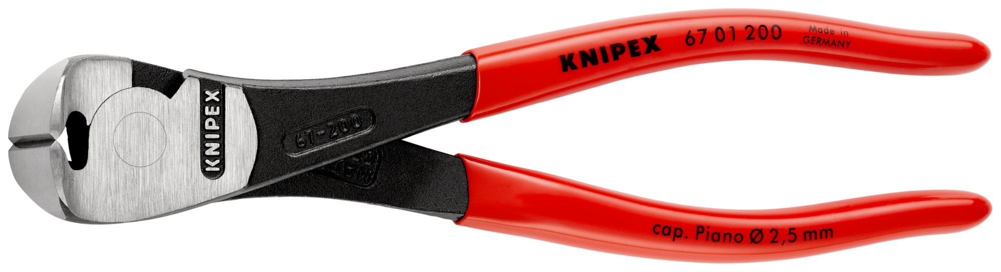 Knipex Alicate de corte frontal de fuerza 200 mm