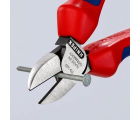 Knipex Alicate de corte diagonal con mangos bicomponentes
