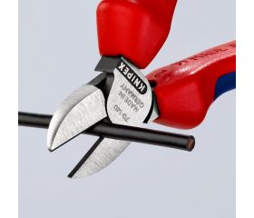 Knipex Alicate de corte diagonal con mangos bicomponentes