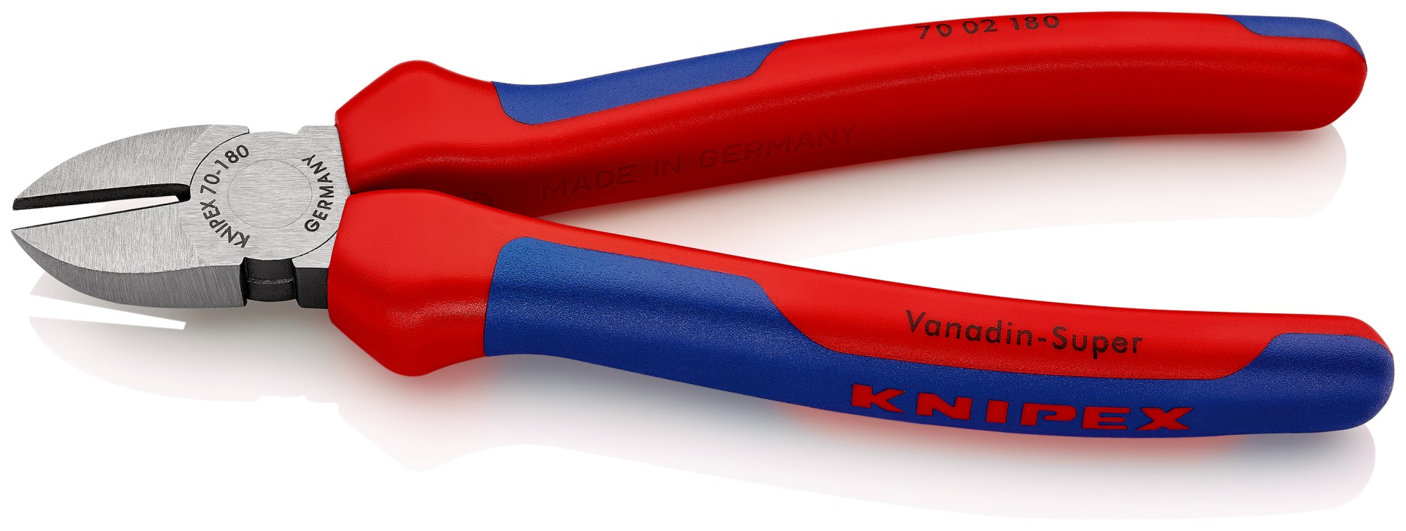 Knipex Alicate de corte diagonal con mangos bicomponentes 180 mm