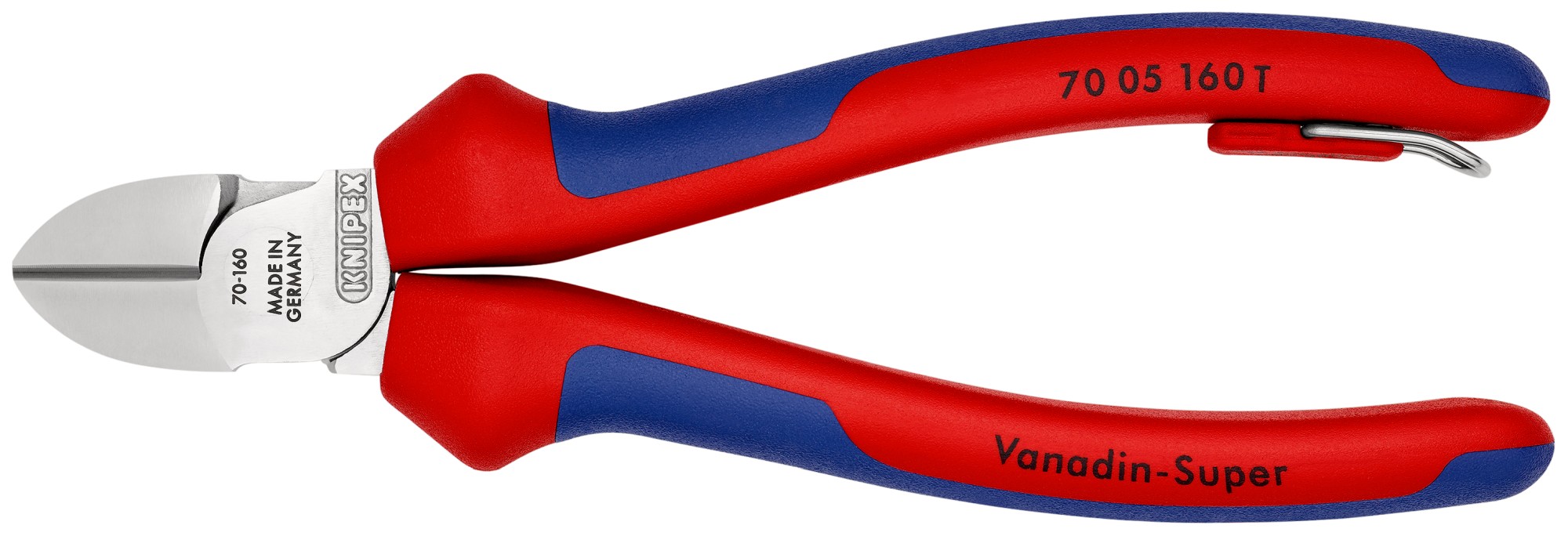 Knipex Alicate de corte diagonal anticaída 160 mm
