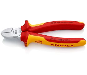 Knipex Alicate de corte diagonal con mangos bicomponentes aislados