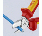 Knipex Alicate de corte diagonal aislados anticaída 160 mm