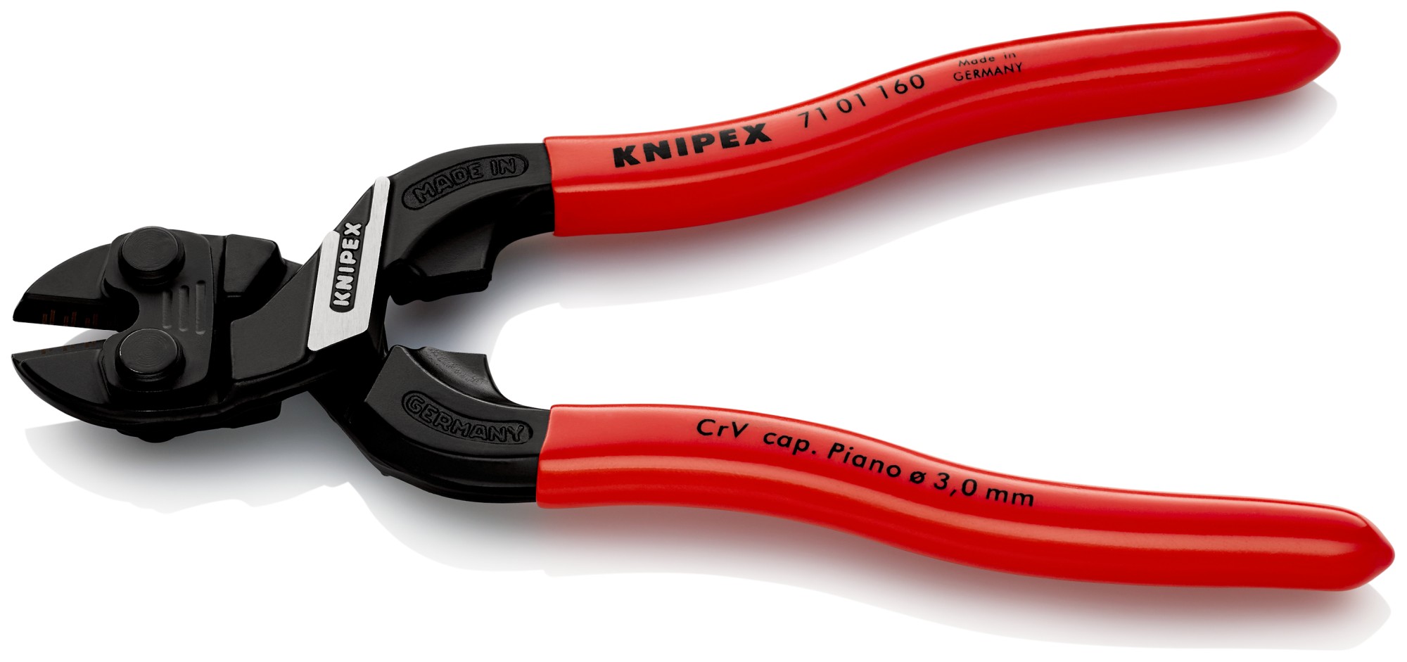 Knipex Cortante articulado Cobolt® -  con mangos recubiertos de plástico 160 mm