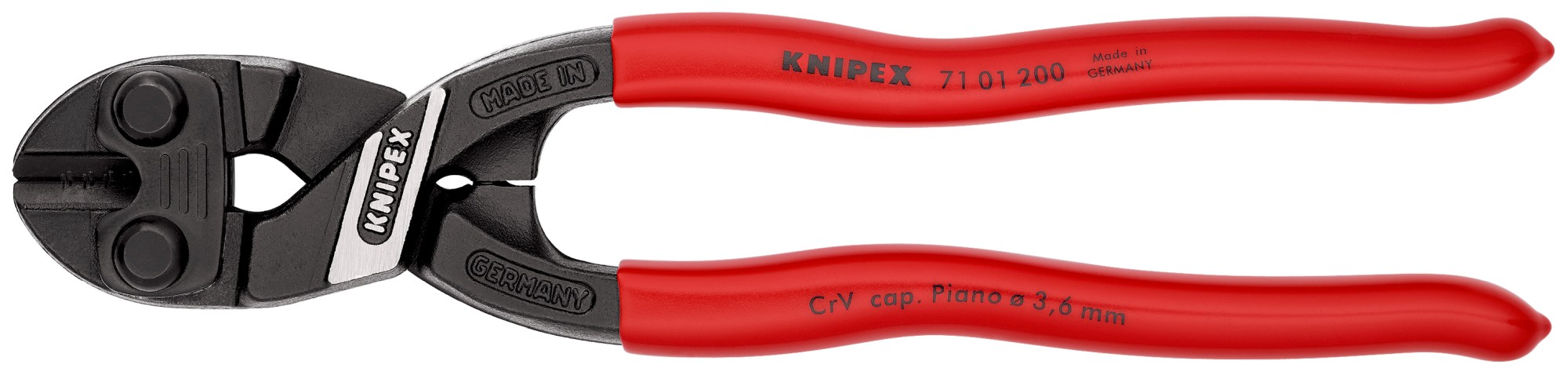 Knipex Cortante articulado Cobolt® -  con mangos recubiertos de plástico 200 mm