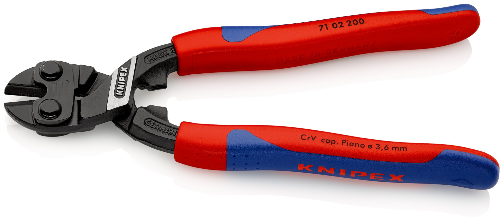 Knipex Cortante articulado Cobolt® - con mangos bicomponentes 200 mm