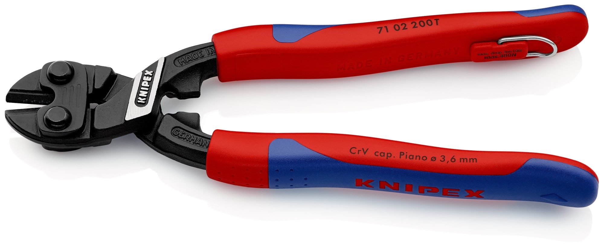 Knipex Cortante articulado COBOLT® anticaída 200 mm