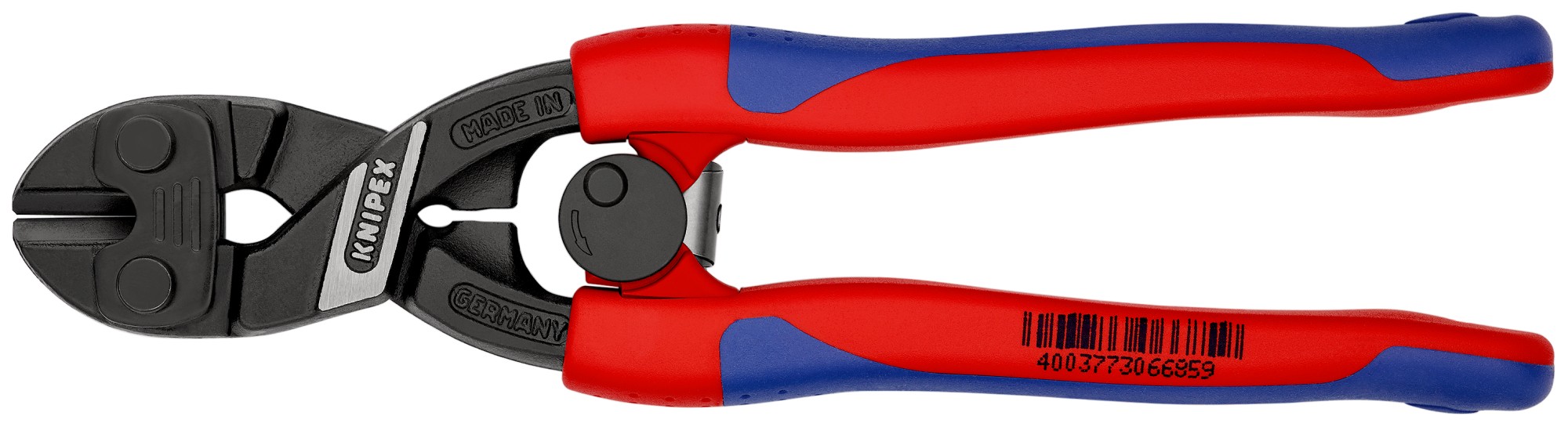 Knipex Cortante articulado Cobolt® con muelle - con mangos bicomponentes 200 mm