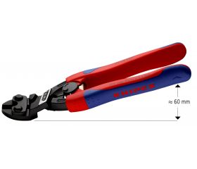 Knipex Cortante articulado Cobolt® con muelle (bocas a 20º) - con mangos bicomponentes