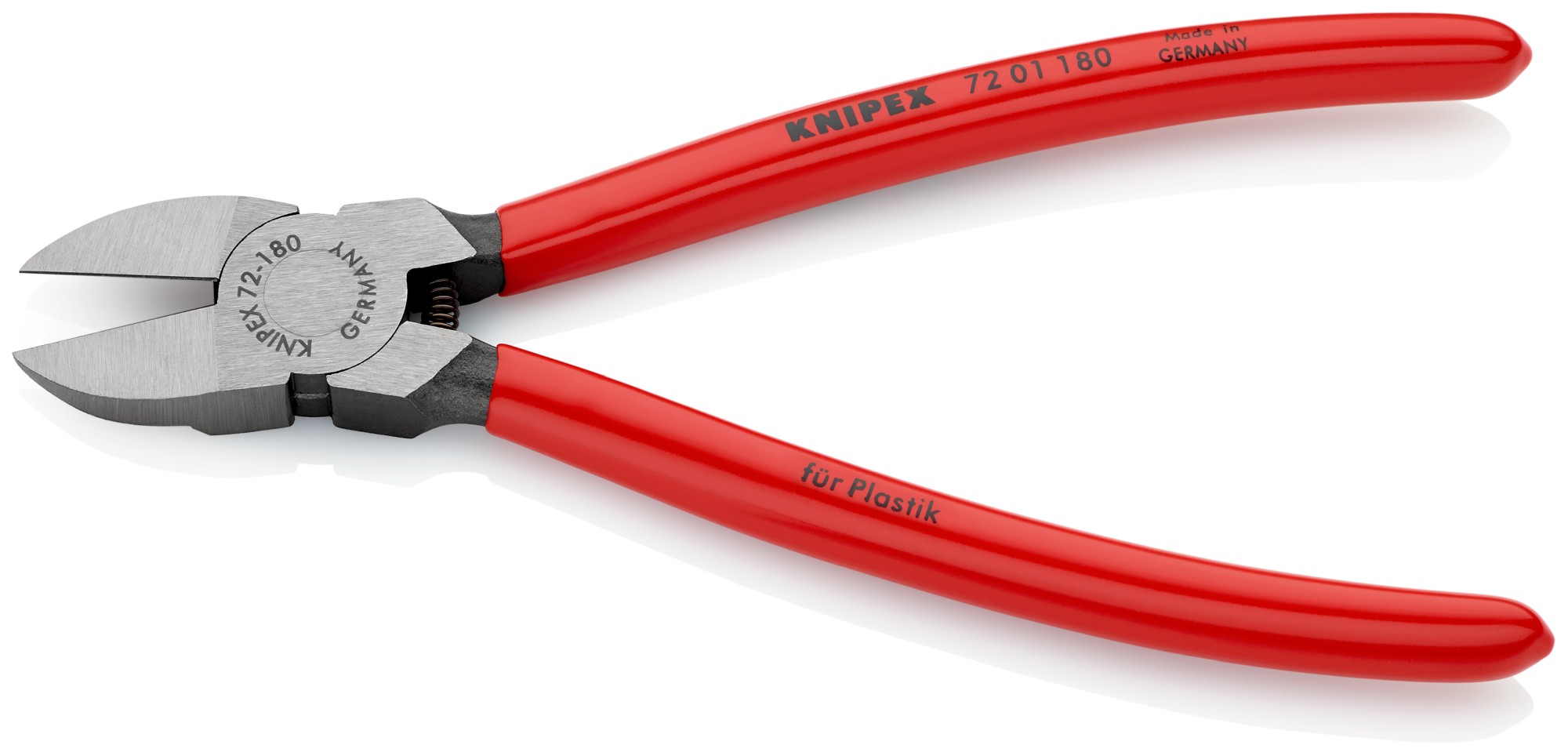 Knipex Alicate de corte diagonal para plástico 180 mm